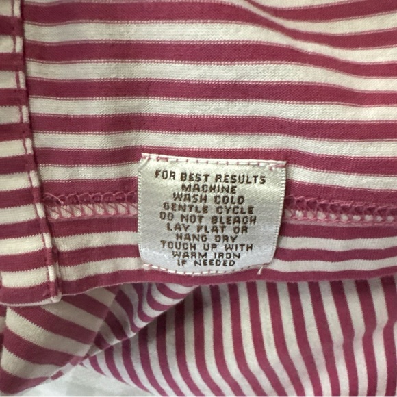Peter Millar Golf Polo Shirt Mens XL Maroon White Striped 100% Cotton - Picture 5 of 7